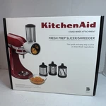 Kitchenaid Fresh Prep Slicer Shredder Attachment White Ksmvsa Stand Mixer Nib. Fixed Price $34.99.