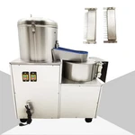110V Electric Stem And Root Washing Peeling Cutting Machine 400KG/H. Fixed Price $2119.47.