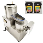Electric Stem Root Fruit And Vegetable Washing Peeling Cutting Machine 110V. Fixed Price $2130.72.