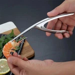 Stainless Steel Prawn Peeler Shrimp Deveiner Device Creative Kitchen Tools. Fixed Price $21.00.