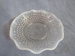 Vintage Anchor Hocking Glass Moonstone Opalescent 7-1/2" Salad Bowl NO1. Fixed Price $7.95.