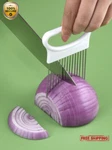 1PC Stainless Steel Onion Holder Slicer - Safe & Easy Kitchen Tool New. Fixed Price $9.55.