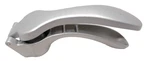 Pampered Chef Garlic Press, Cast Aluminum, Gray, 6" #2576. Fixed Price $15.99.