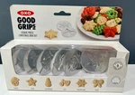 Oxo Good Grips 6 Piece Cookie Press Christmas Disk Set New Star Bow Santa Snowma. Fixed Price $12.99.