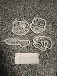 2018 Loot Gaming 4 Plastic Halo Cookie Cutters Helmet Rifle Pistol Guilty Spark. Fixed Price $10.99.