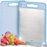 Lumai Blue Stainless Steel Cutting Board For Meat & Pp Wheat Straw Fr.... Fixed Price $50.27.