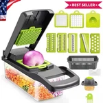 12-IN-1 Vegetable Slicer Cutter Multifunction Fruit Potato Chopper Grater. Fixed Price $19.37.