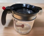 Cuisipro Fat Separator With Bottom Release Plastic 4 Cup, Strainer Handle... Fixed Price $34.99.