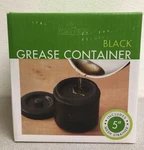 Fox Run 48764 Matte Black Ceramic Grease Container 32 Oz. Capacity. Fixed Price $19.59.