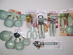 Kitchenaid Pistachio, Mint, Light Green, Pastel Utensils (hpia). Fixed Price $16.00.
