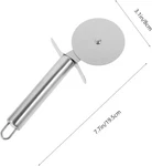 1PC Stainless Steel Pizza Rolling Cutter, Minimalist For Kitchen. Fixed Price $6.99.