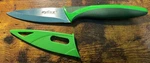 Zyliss Stainless Steel Inox Paring Knife 3.25 Blade W/sheath Green Easy Grip. Fixed Price $19.59.
