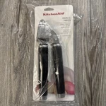 Kitchenaid Heavy Duty Garlic Press With Removable Basket Black & Stainless Steel. Fixed Price $11.90.