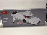 New Box Oxo Softworks V Blade Mandoline Slicer Sraight Crinkle Julienne Adj.. Fixed Price $23.99.