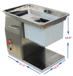 Intbuying 110V Meat Cutting Machine Slicer Cutter Stainles Steel Food Grade. Fixed Price $737.10.
