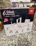 Paderno World Cuisine 6-BLADE Vegetable Slicer/spiralizer. Fixed Price $25.00.