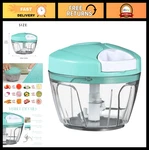 Ourokhome Manual Food Processor Vegetable Chopper, Portable Hand Pull String Gar. Fixed Price $17.99.