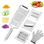 Suuker 4 Vegetable Cutter With Cheese 13.98 X 3.35 Inches, Blades. Fixed Price $43.99.