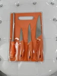 Handy Helper Knife Cutting Board Set 5 Metal Blades New. Fixed Price $15.95.