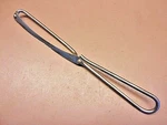 Early Unique Hand Held Cheese Slicer Curved Blade 7 3/4" Long Old Kitchen Tool. Fixed Price $6.99.