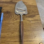 Kane Kutlery Vintage Stainless Steel Cheese Slicer, Wood Handle Japan. Fixed Price $7.99.