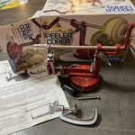 Progressive Apple Peeler/corerslicer/clamp On Style/model GAPC300/MANUAL/IN Box. Fixed Price $14.76.