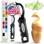 Pelador Verduras Giratorio Mango Antideslizante Cuchillas Acero Inoxidable. Fixed Price $20.99.