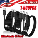 Usb-c To Type-c Fast Charging Data Sync Charger Cable Cord 3/6/10FT Lot. Fixed Price $504.46.