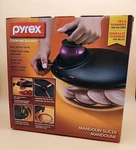Pyrex Mandolin Bowl Slicer Fruit Veg Cutter Kitchen Tool Dvd Included - New Open. Fixed Price $30.00.