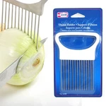 New Stainless Steel Onion Holder With Slicing Guide Prongs For Holding Slice Dur. Fixed Price $10.94.