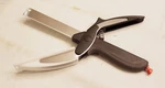 Trendy 2-IN-1CLEVER Cutter Knife &cutting Board Scissors As Seen On Tv. Fixed Price $12.50.