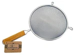 Culina 8" Double Mesh Strainer, Stainless Steel, Wooden Handle. Fixed Price $27.32.