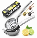 Zulay Kitchen Stainless Steel Lemon Lime Squeezer Manual Citrus Juicer Press New. Fixed Price $9.00.