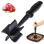 Chopper Masher For Ground Beef And Hamburger Meat, Heat 11*2.5, Black. Fixed Price $13.49.