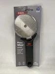 Oxo Pizza Cutter Stainless Steel Blade Black Handle Softworks Wheel Slicer. Fixed Price $11.04.