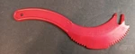 Tupperware Saw All Red Plastic Kitchen Gadget, Slicer, Scraper, Peeler, Vtg.. Fixed Price $8.98.