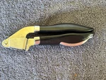 Cuisinart Garlic Press Stainless Steel/black Comfort Grip Handles Vguc. Fixed Price $7.50.