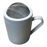 Pampered Chef Flour Cinnamon Powdered Sugar Shaker No Lid #1695 Metal Sifter. Fixed Price $8.99.