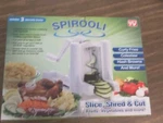 Spirooli - Slicer And Peeler (slice, Shred, & Cut) New. As Seen On Tv. Fixed Price $15.00.