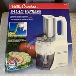 Vtg Nib Betty Crocker Salad Express Slicer Shredder & Mini Chopper BC-1441 Box. Fixed Price $35.00.