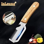 New 2 1 Multi-functional Vegetable Peeler For Kitchen Stainless Steel. Fixed Price $13.48.