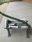 1/4" French Fry Potato Cutter, Slicer, Commercial, Countertop, Heavy Duty. Fixed Price $30.00.