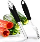 Jalapeno Pepper & Zucchini/cucumber Corer, Set Of 2, Newness Black. Fixed Price $14.48.