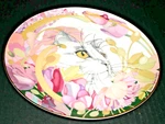 Modern Master Floral Felines Duchess Plate Signed Julie Shearer Ltd #51/9500. Fixed Price $99.99.