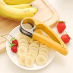Banana Slicer Fruit Knife Veggie Hotdog Cucumber Cutter Kitchen Gadget Bar Tools. Fixed Price $6.45.