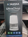 Janska Brand New Ultrachop Push Food & Vegetable Chopper, Stainless Steel Blades. Fixed Price $7.99.