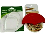 Aroma Chef 2 Pack Of Nylon Pan Scrapers 1 Mega Maxx Palm Pizza Slicer New. Fixed Price $12.59.