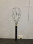 Matfer Bourgeat Stainless Steel Piano Whip Black Exoglass Handle 17" Nob. Fixed Price $65.00.
