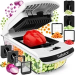 4-IN-1 Vegetable Chopper & Spiralizer Food Slicer With Container, Kitchen Gadg. Fixed Price $50.39.