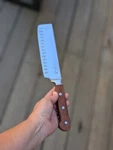 The Pioneer Woman Nakiri Vegetable Knife Chef Rosewood Handle Stainless. Fixed Price $16.99.